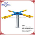 pneumatic and hydraulic single post car lift in ground lift